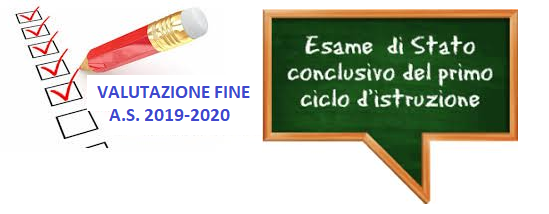 logo con descrizione esami finali primo ciclo e valutazione as 2019-20